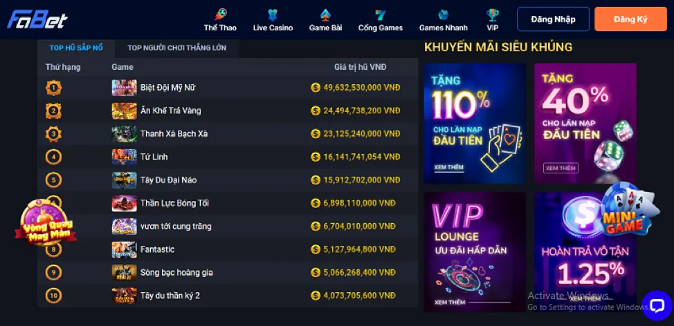 Hướng dẫn quy trình chơi Nổ Hũ tại fan88 club